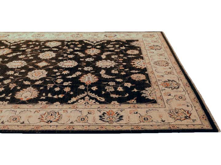 7' 9 x 9' 9 Hand Knotted Ziegler Rug