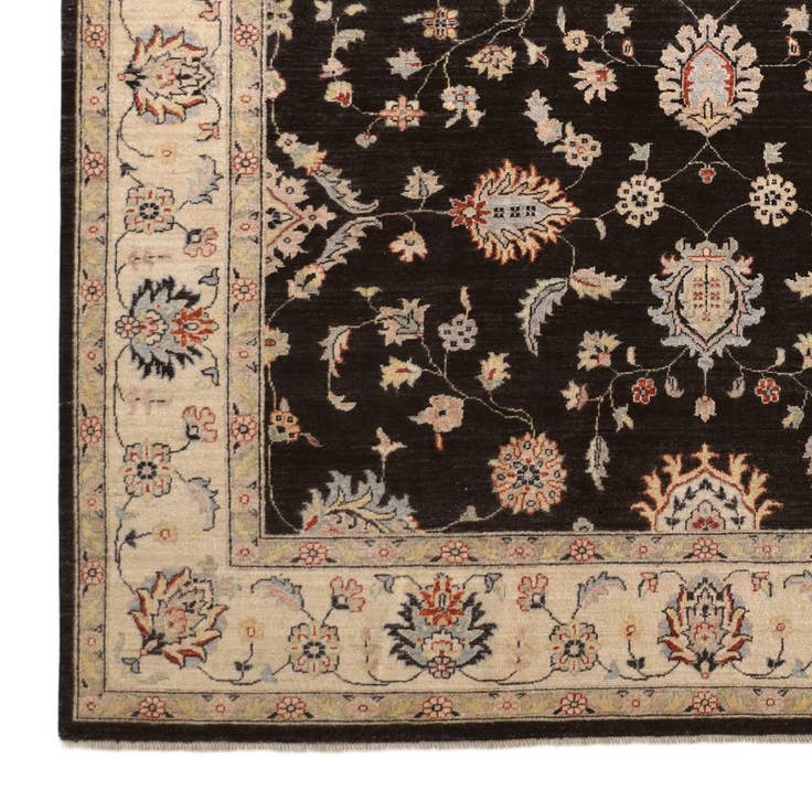 Detail image of 7' 9 x 9' 9 Hand Knotted Ziegler Rug
