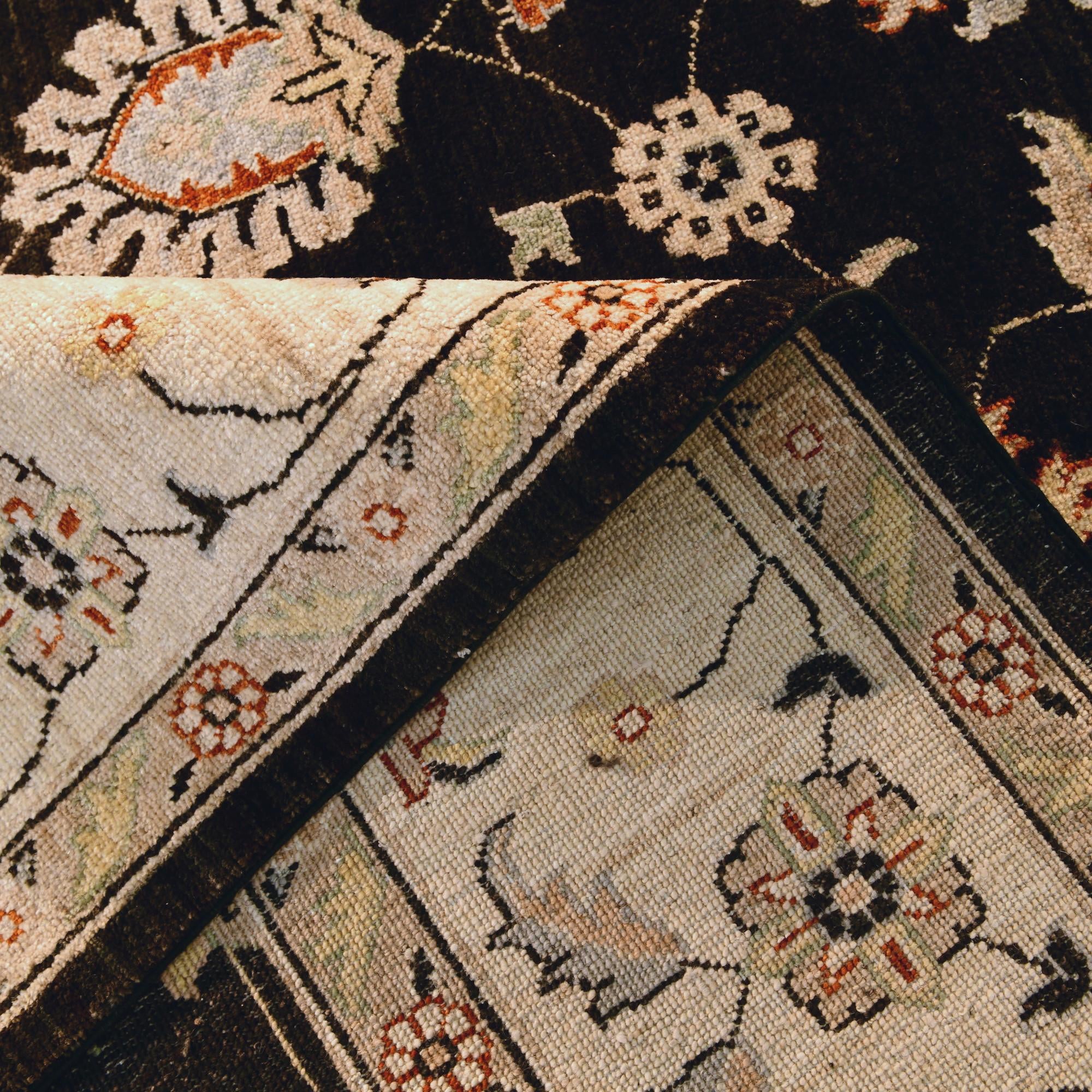 7' 9 x 9' 9 Hand Knotted Ziegler Rug