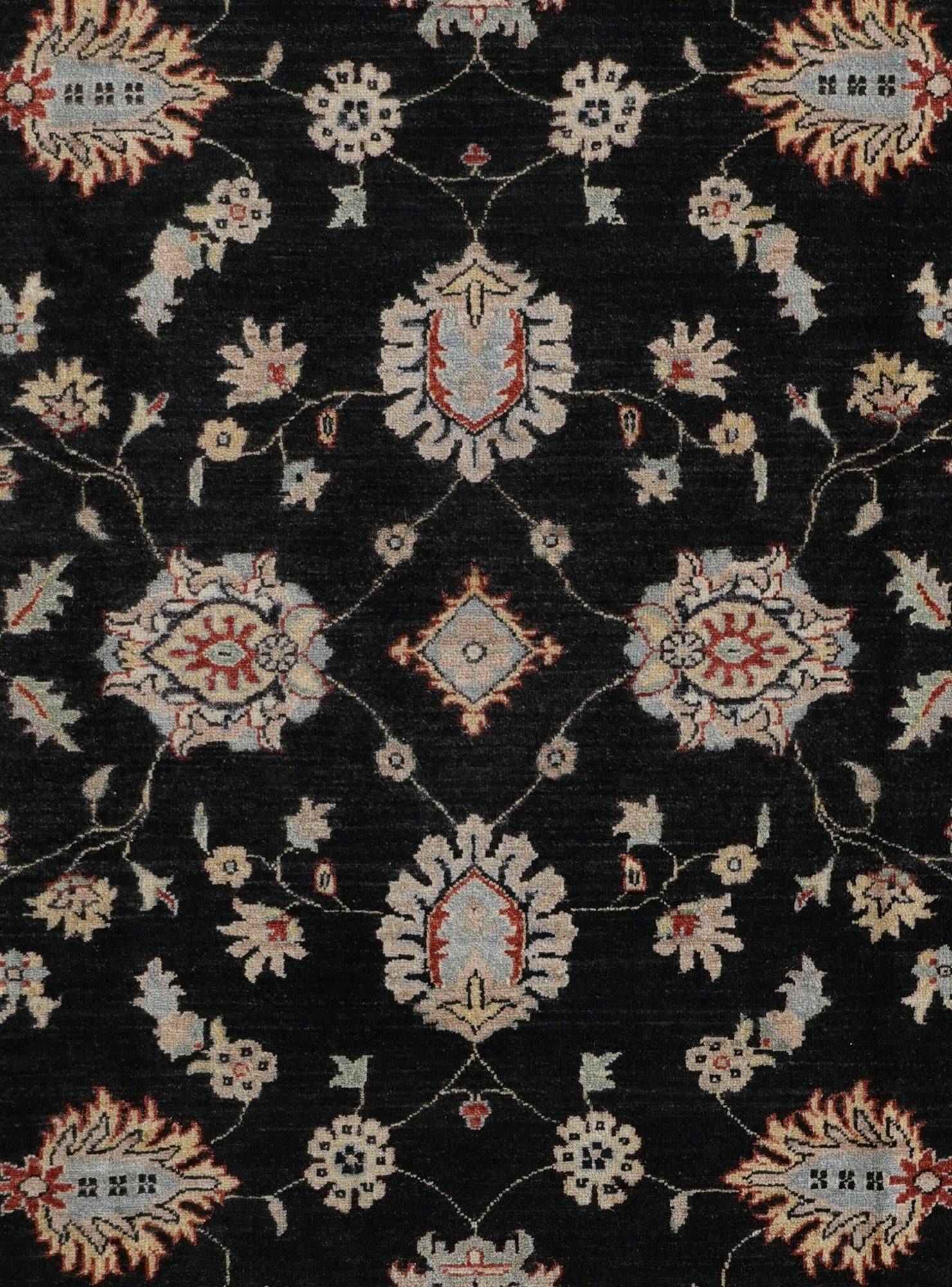 7' 9 x 9' 9 Hand Knotted Ziegler Rug