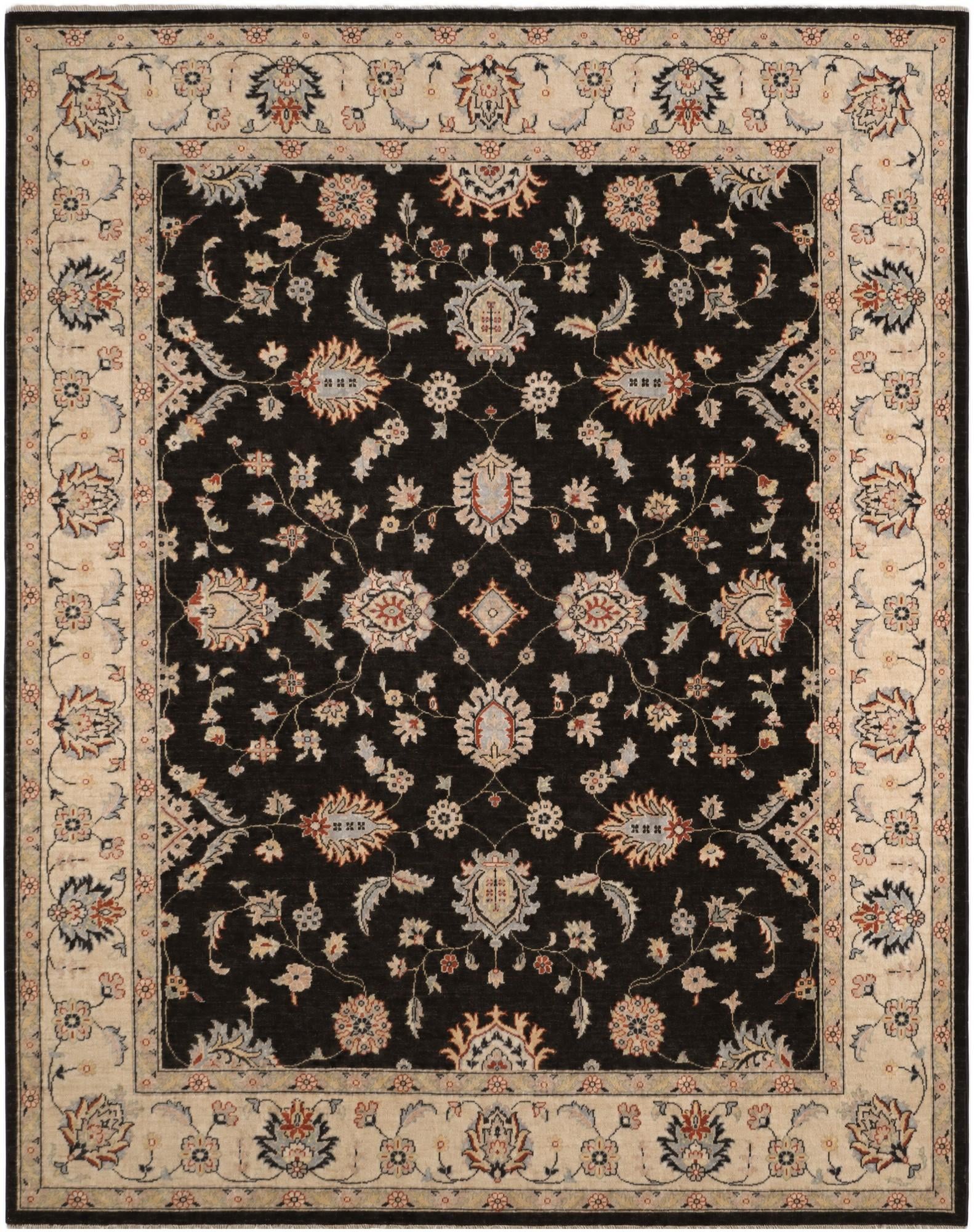 7' 9 x 9' 9 Hand Knotted Ziegler Rug