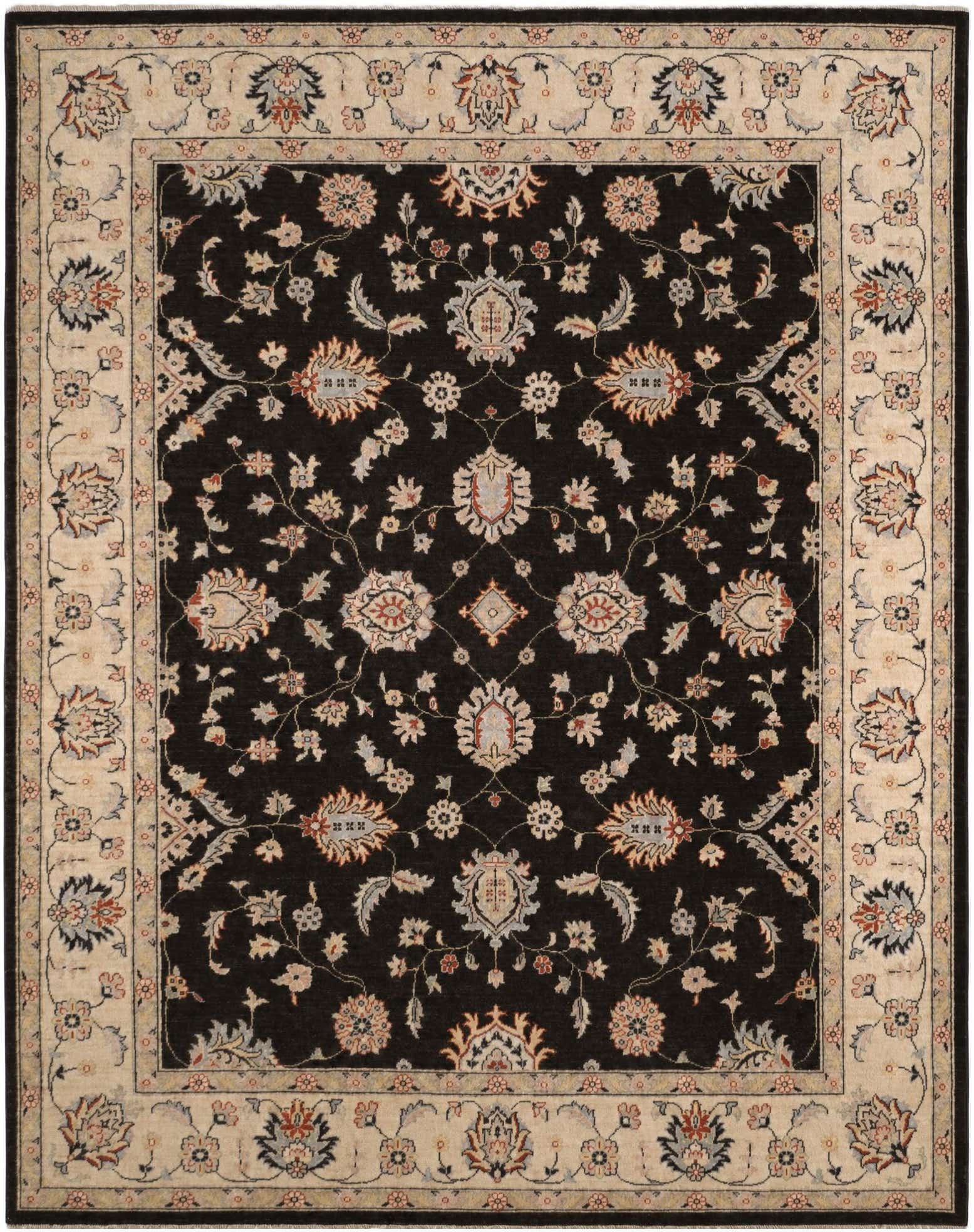 7' 9 x 9' 9 Hand Knotted Ziegler Rug