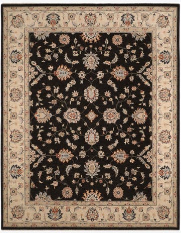 7' 9 x 9' 9 Hand Knotted Ziegler Rug