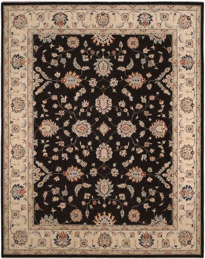 7' 9 x 9' 9 Hand Knotted Ziegler Rug