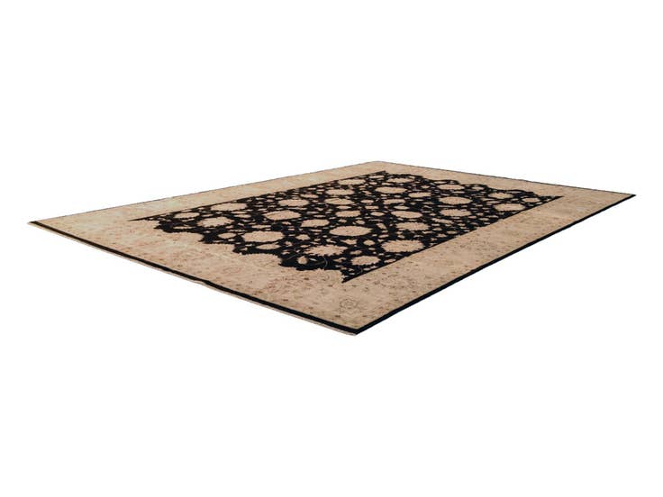 Detail image of 9' 9 x 13' 8 Hand Knotted Ziegler Rug