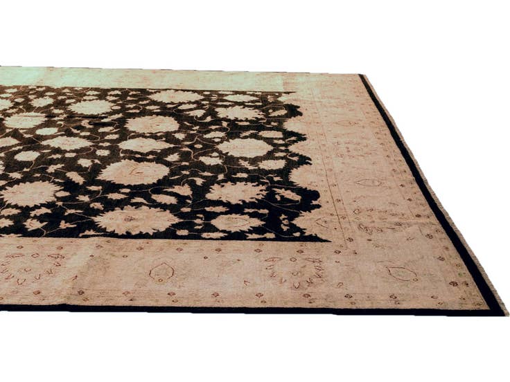 Detail image of 9' 9 x 13' 8 Hand Knotted Ziegler Rug