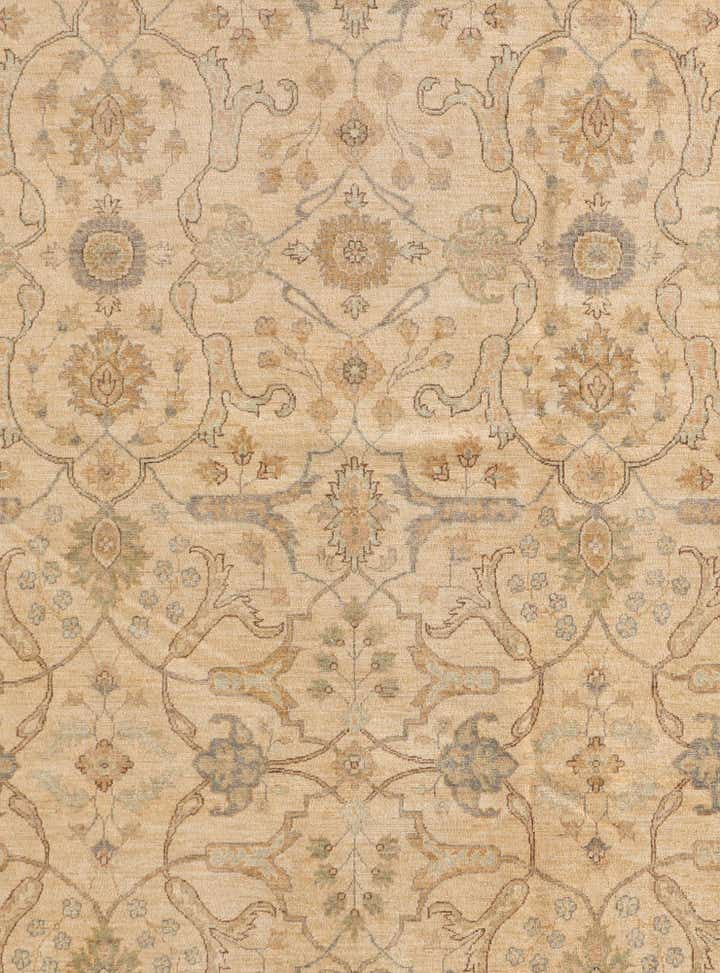 9' 10 x 14' Hand Knotted Ziegler Rug