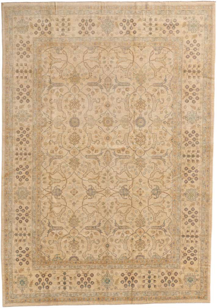 9' 10 x 14' Hand Knotted Ziegler Rug