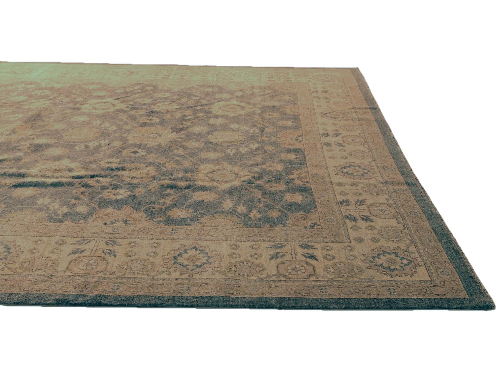 10' x 13' 10 Hand Knotted Ziegler Rug
