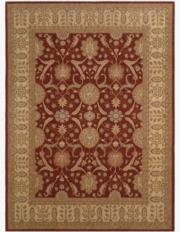 8' 10 x 12' Hand Knotted Ziegler Rug