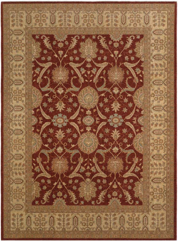 8' 10 x 12' Hand Knotted Ziegler Rug
