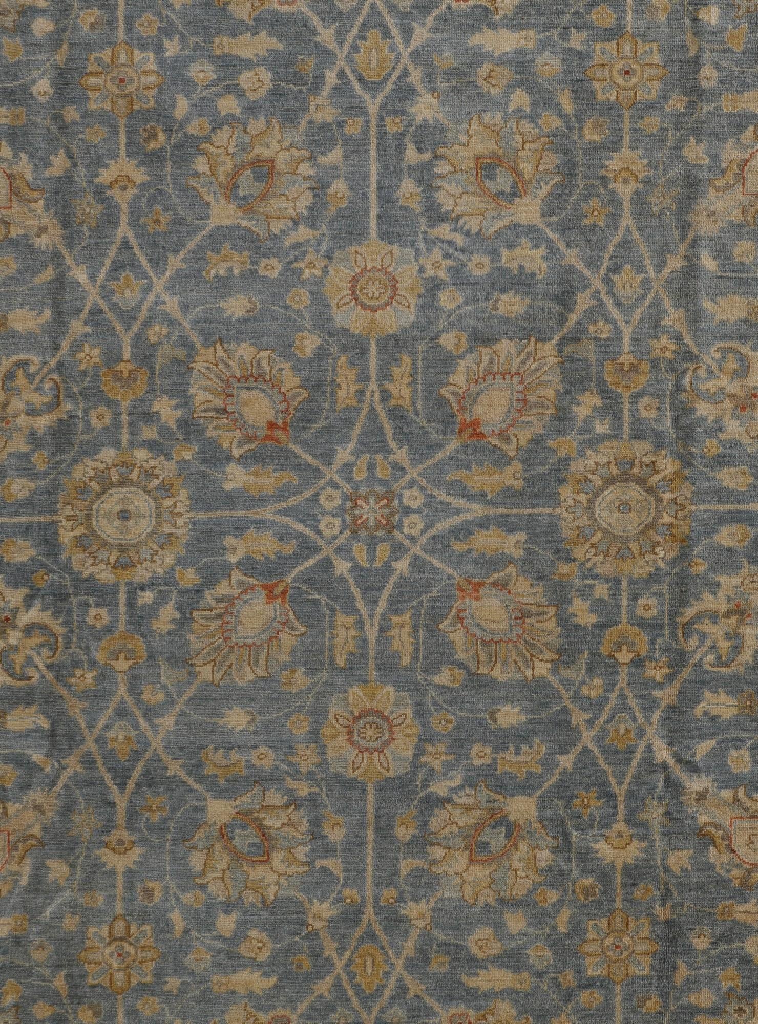 9' 9 x 13' 10 Hand Knotted Ziegler Rug