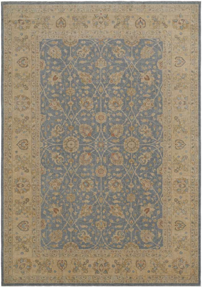 9' 9 x 13' 10 Hand Knotted Ziegler Rug