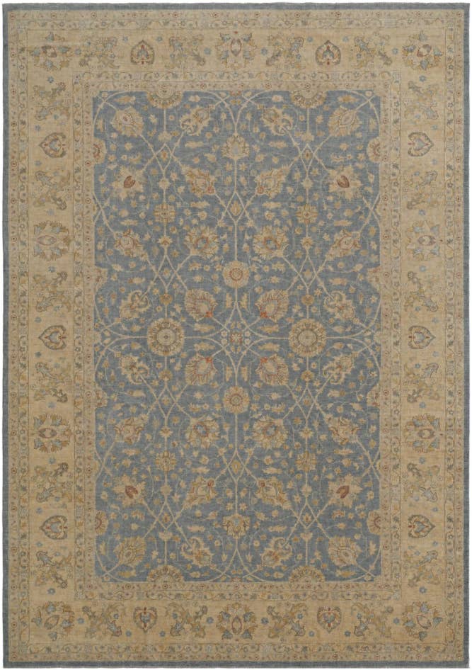 Detail image of 9' 9 x 13' 10 Hand Knotted Ziegler Rug