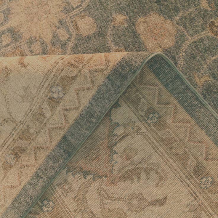 Detail image of 9' x 12' 2 Hand Knotted Ziegler Rug