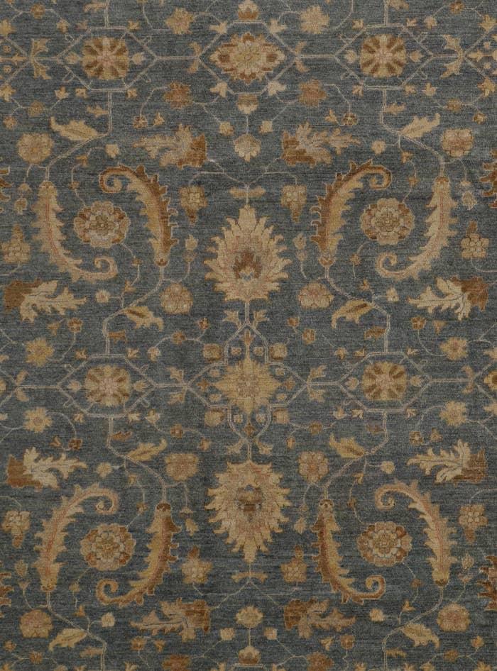 Detail image of 9' x 12' 2 Hand Knotted Ziegler Rug