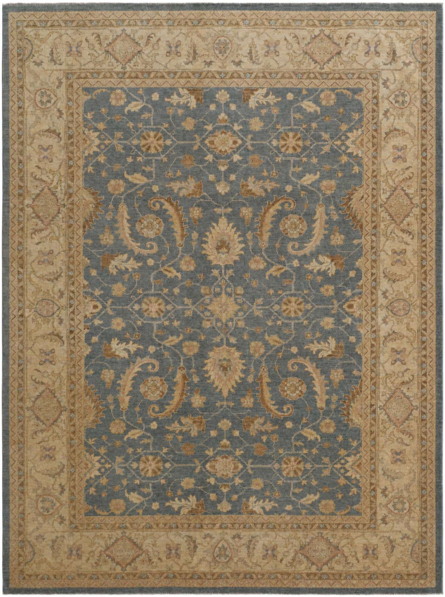 9' x 12' 2 Hand Knotted Ziegler Rug