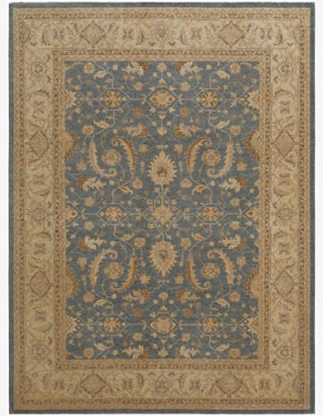 9' x 12' 2 Hand Knotted Ziegler Rug