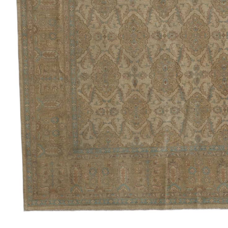 Detail image of 8' 11 x 11' 11 Hand Knotted Ziegler Rug