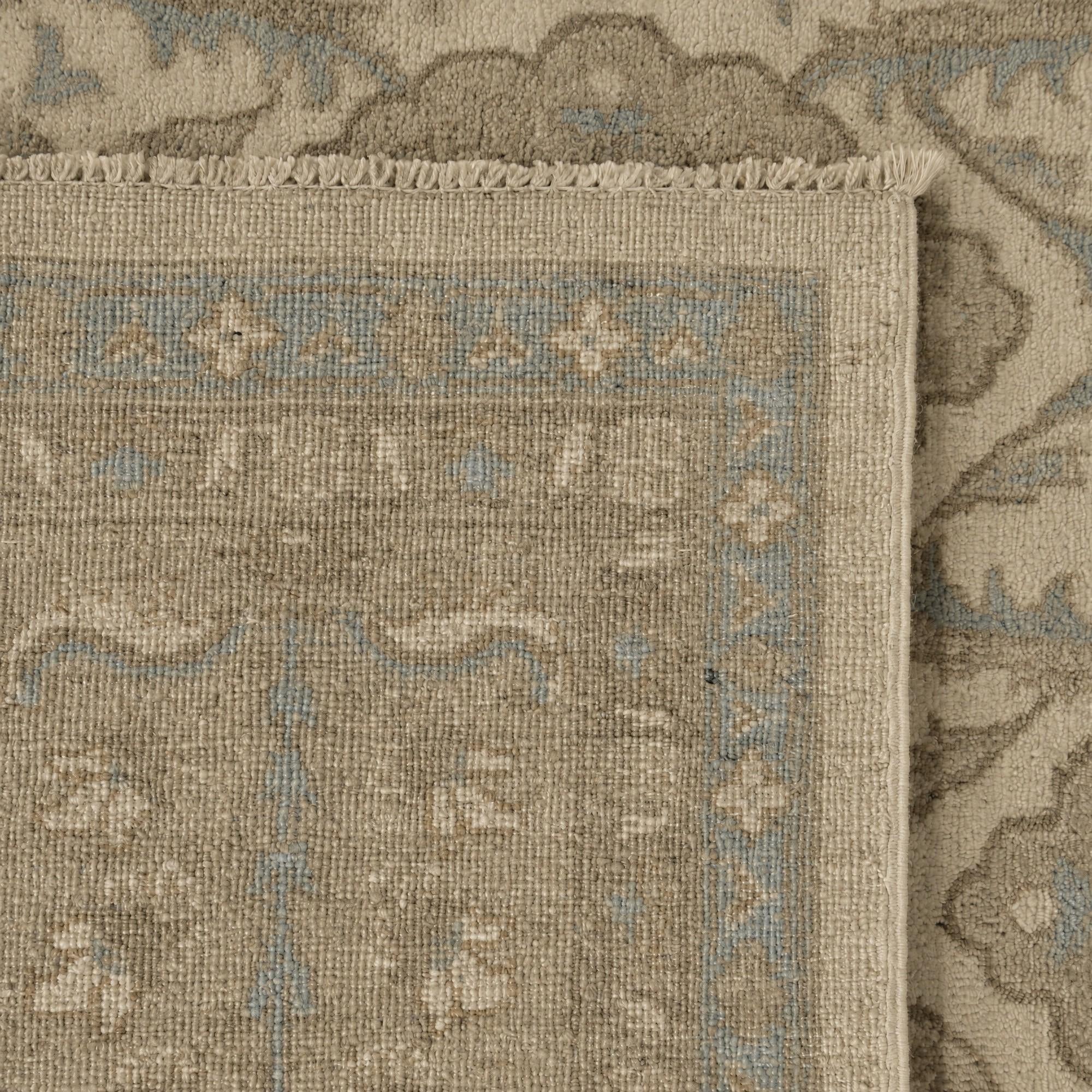 8' 11 x 11' 11 Hand Knotted Ziegler Rug
