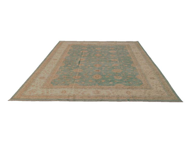 Detail image of 9' 11 x 13' 9 Hand Knotted Ziegler Rug