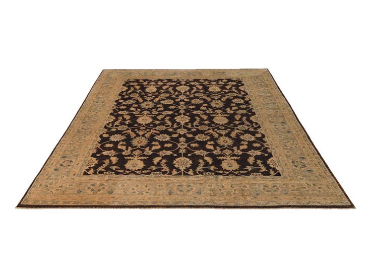 Detail image of 8' 1 x 10' 4 Hand Knotted Ziegler Rug