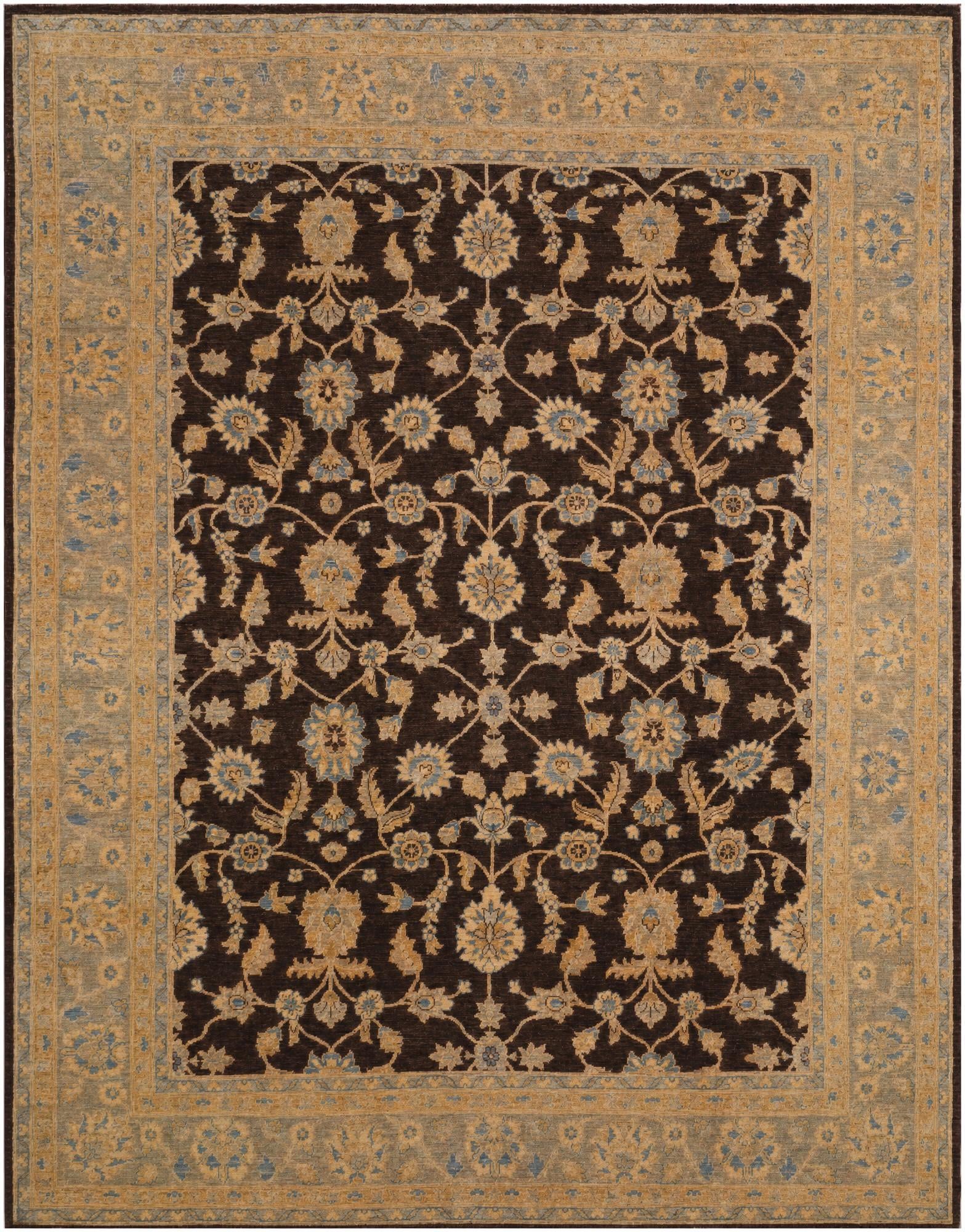 8' 1 x 10' 4 Hand Knotted Ziegler Rug