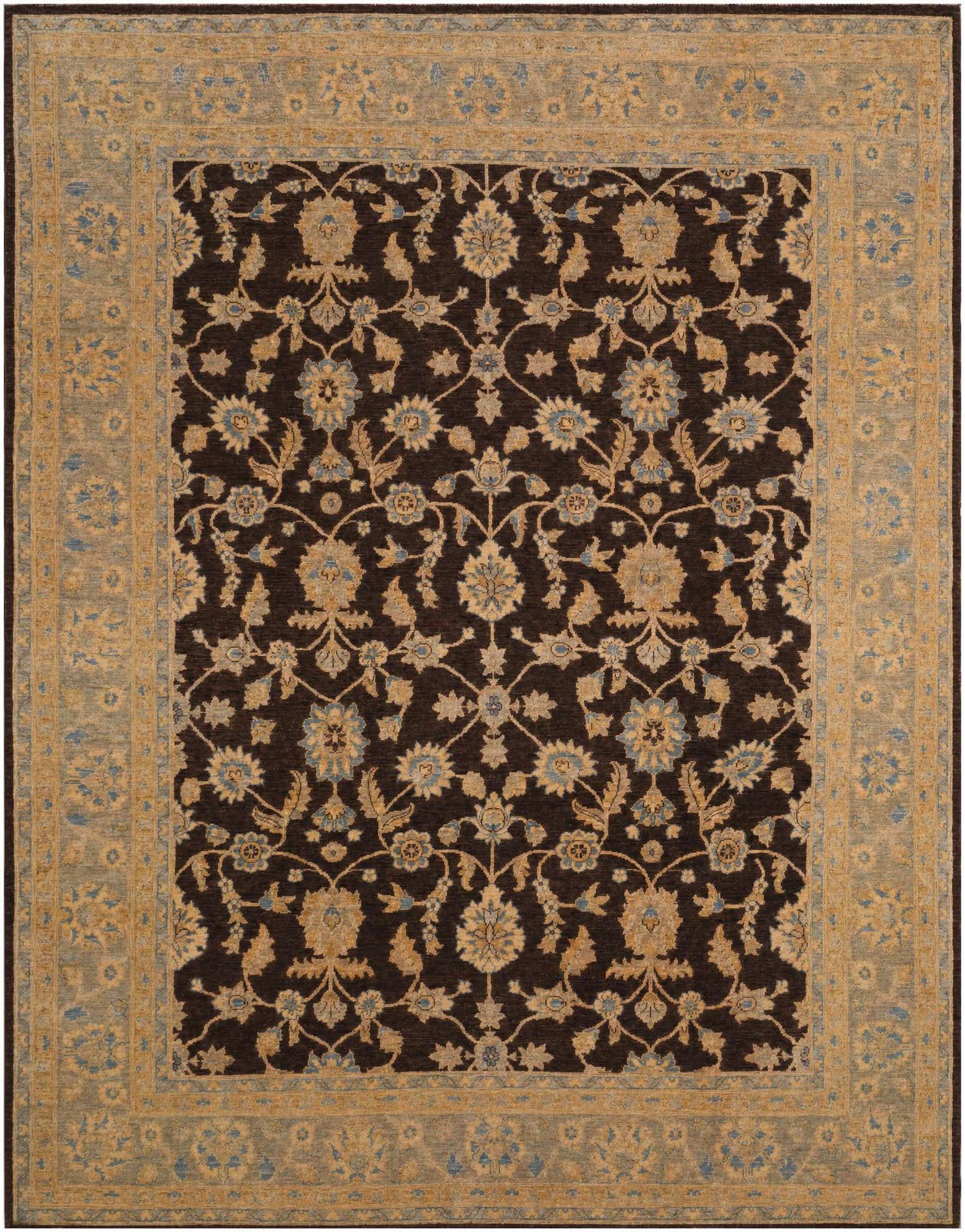 8' 1 x 10' 4 Hand Knotted Ziegler Rug