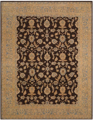 8' 1 x 10' 4 Hand Knotted Ziegler Rug