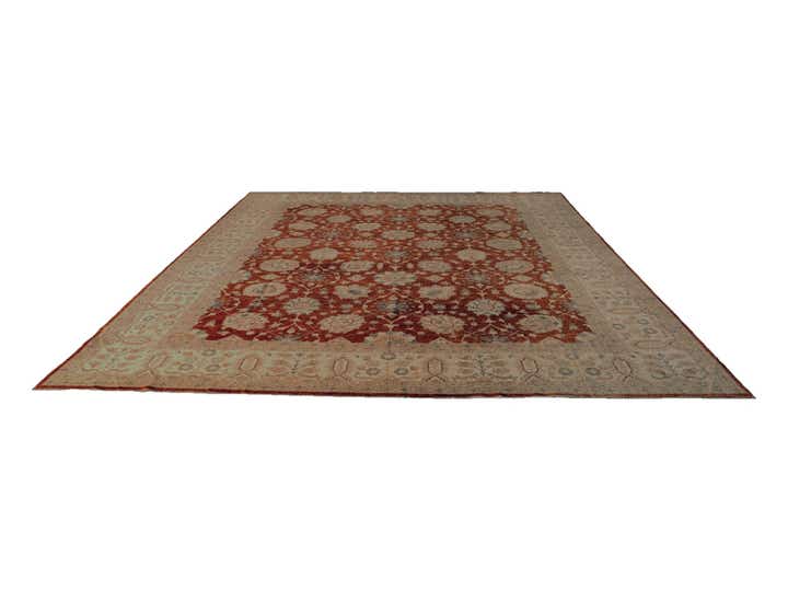 12' 10 x 16' 1 Hand Knotted Ziegler Rug