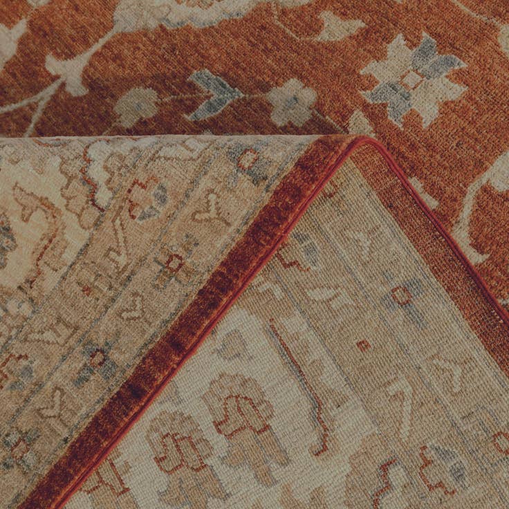 Detail image of 12' 10 x 16' 1 Hand Knotted Ziegler Rug