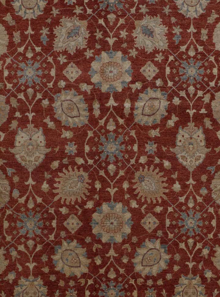 12' 10 x 16' 1 Hand Knotted Ziegler Rug
