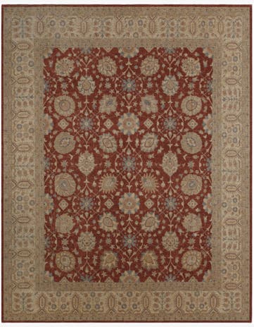 12' 10 x 16' 1 Hand Knotted Ziegler Rug
