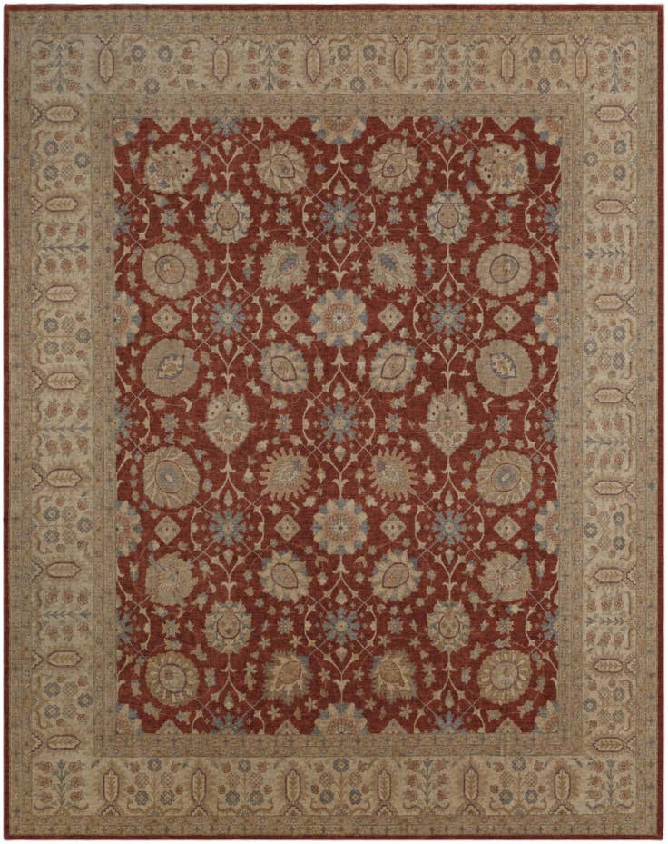 Detail image of 390cm x 490cm anudado a mano Ziegler Alfombra
