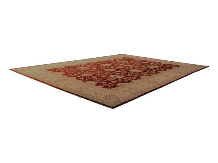 11' 8 x 15' 7 Hand Knotted Ziegler Rug