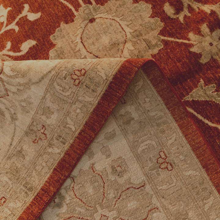 11' 8 x 15' 7 Hand Knotted Ziegler Rug