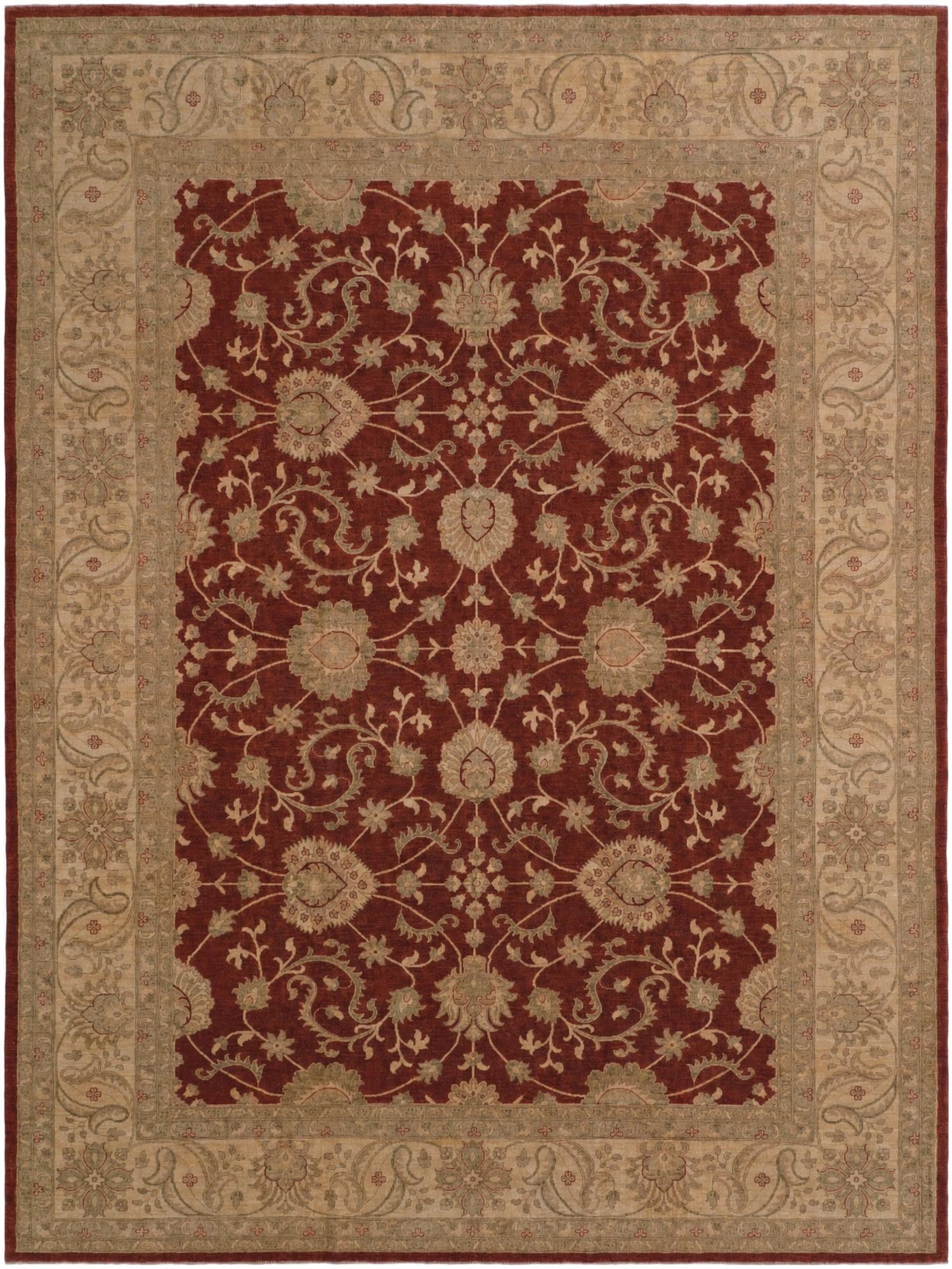 11' 8 x 15' 7 Hand Knotted Ziegler Rug