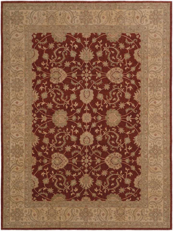 11' 8 x 15' 7 Hand Knotted Ziegler Rug