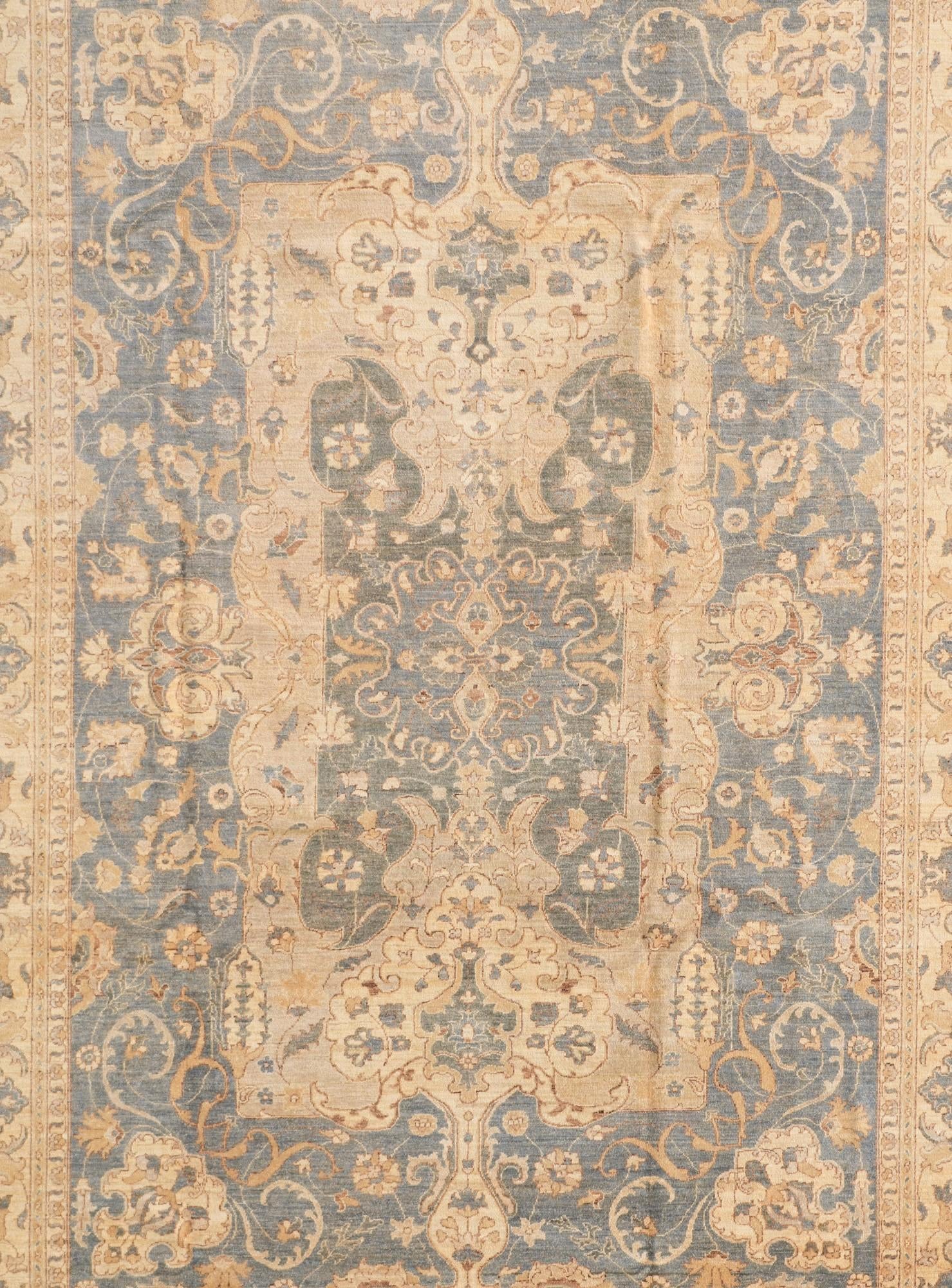 9' 11 x 14' 1 Hand Knotted Ziegler Rug