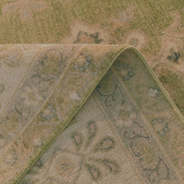 Detail image of 10' 1 x 13' 11 Hand Knotted Ziegler Rug