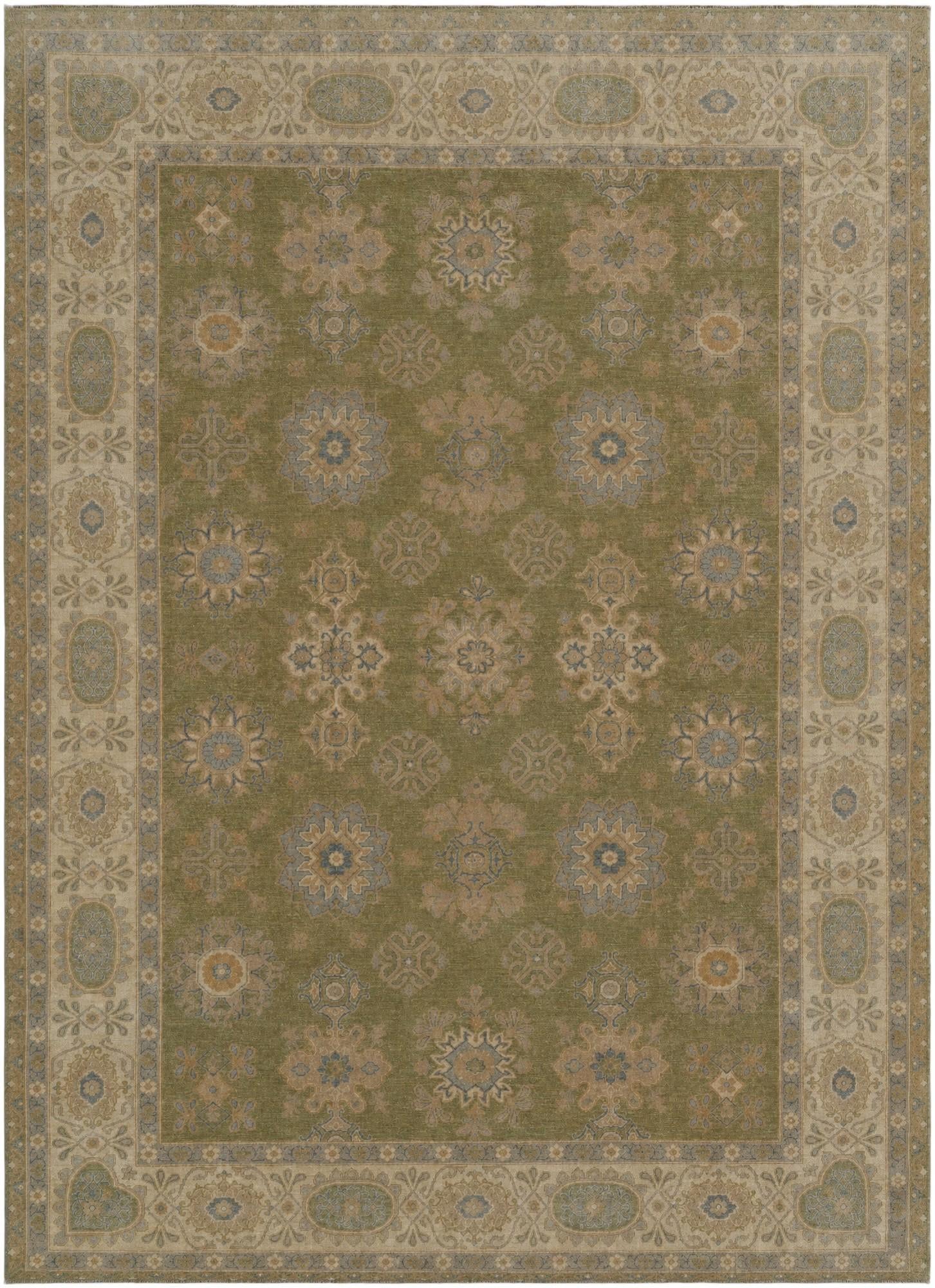10' 1 x 13' 11 Hand Knotted Ziegler Rug