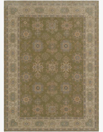 10' 1 x 13' 11 Hand Knotted Ziegler Rug