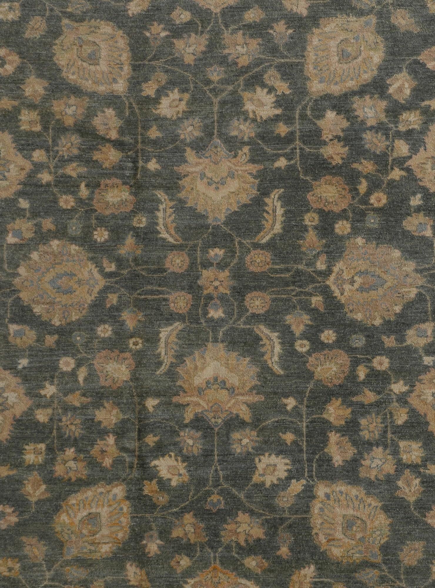 9' 2 x 12' Hand Knotted Ziegler Rug