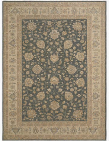 9' 2 x 12' Hand Knotted Ziegler Rug