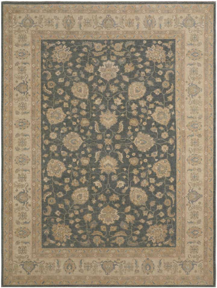 9' 2 x 12' Hand Knotted Ziegler Rug