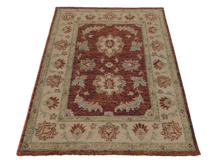 Detail image of 2' 8 x 4' 1 Hand Knotted Ziegler Rug
