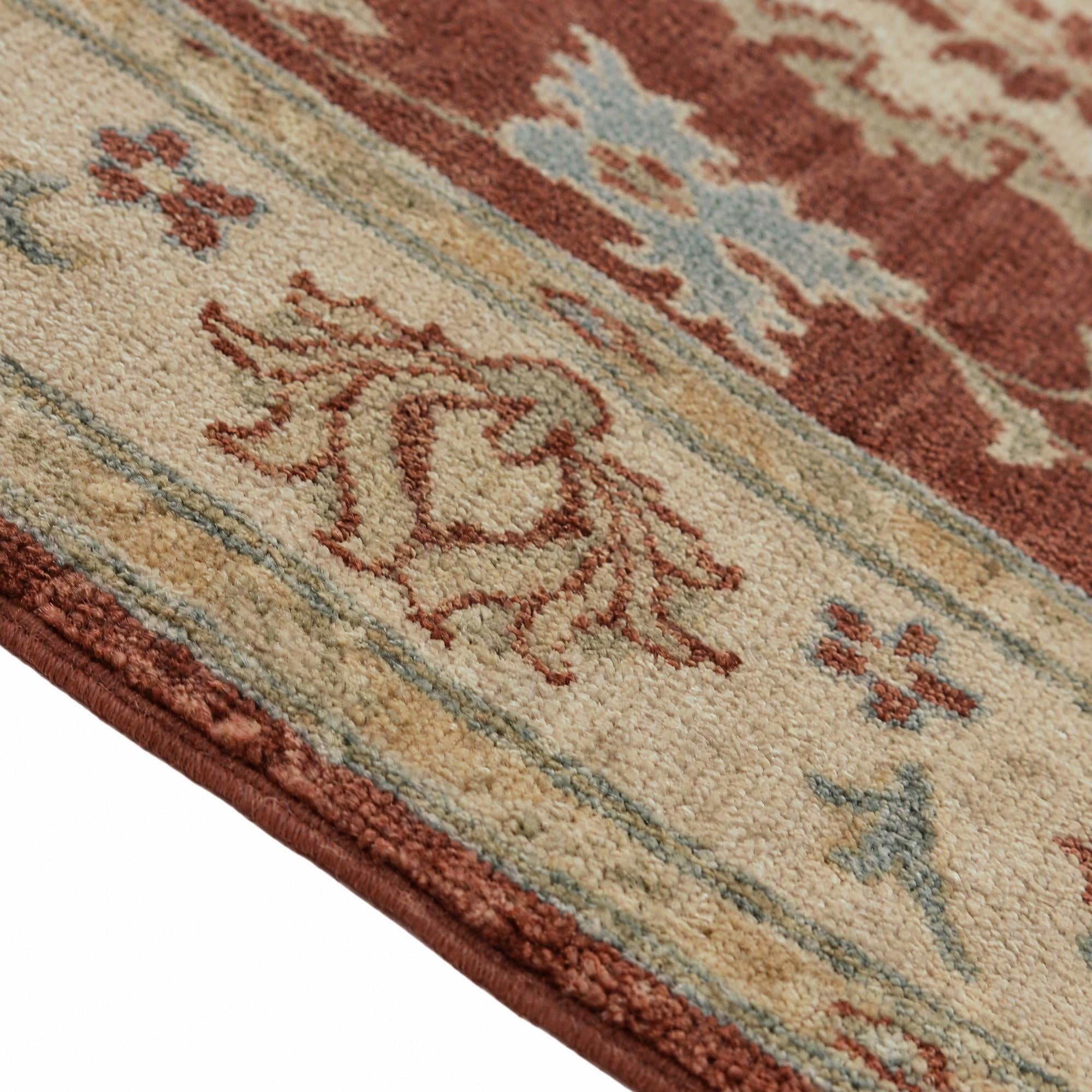 80cm x 125cm Hand Knotted Ziegler Rug
