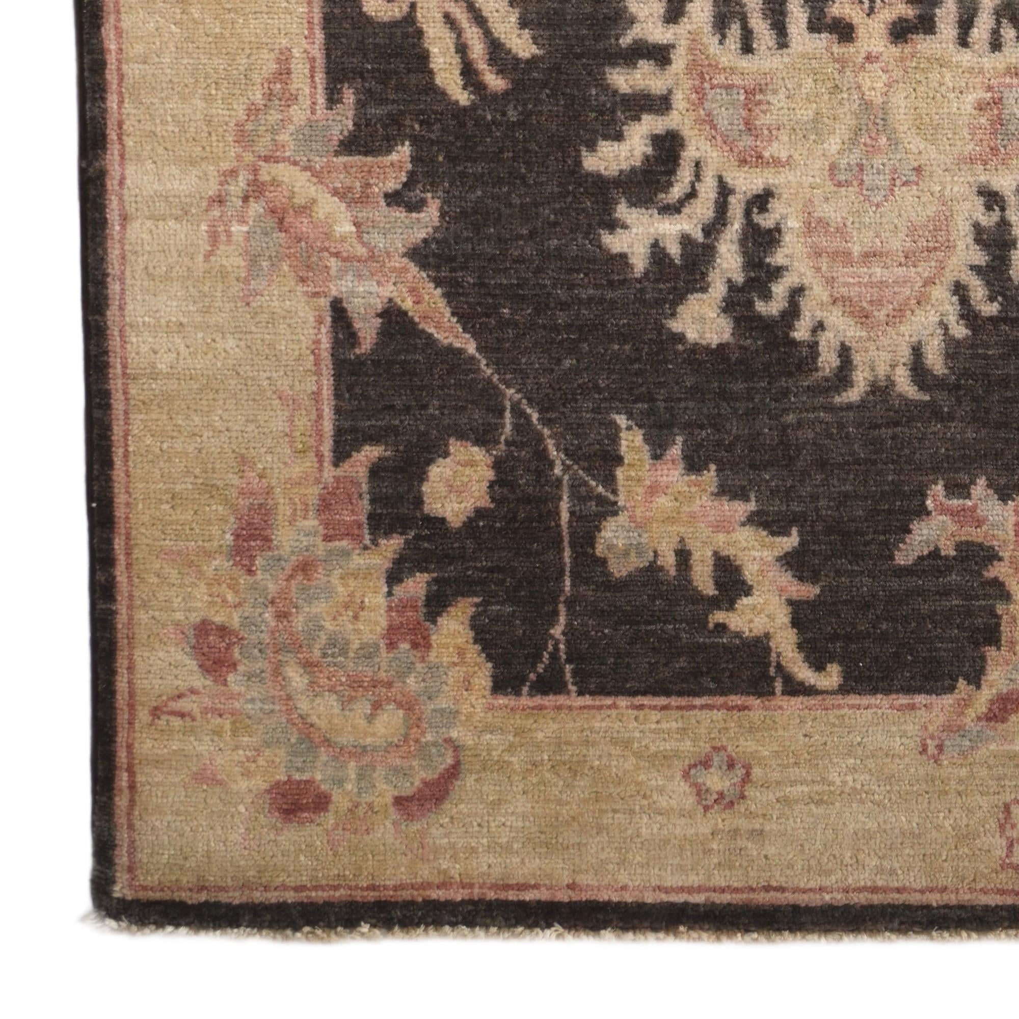 80cm x 125cm Hand Knotted Ziegler Rug