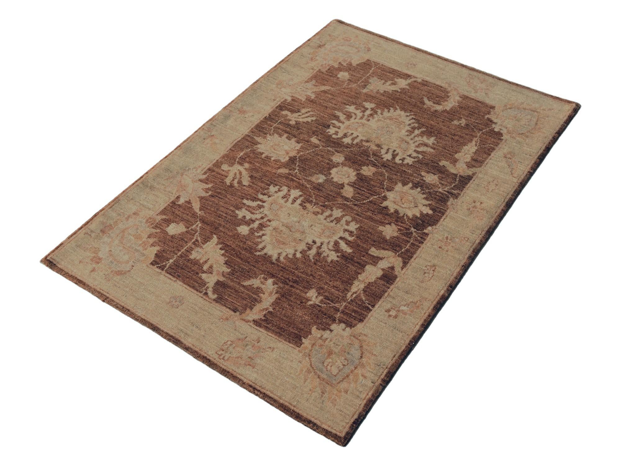 85cm x 120cm Hand Knotted Ziegler Rug