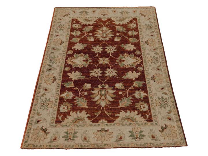 2' 8 x 3' 11 Hand Knotted Ziegler Rug